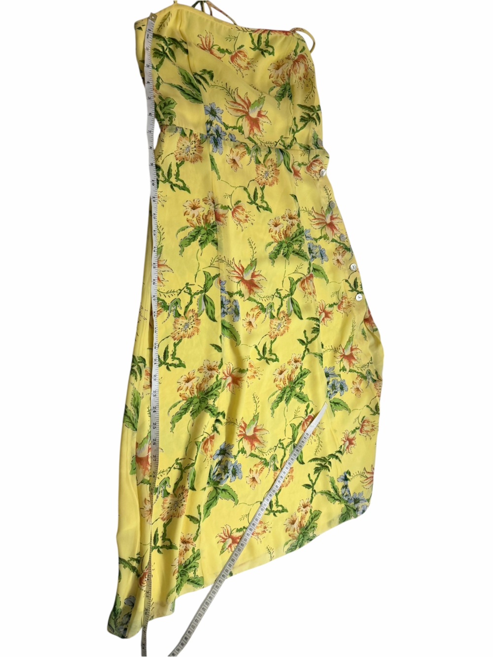 Aritiza Wilfred - Floral Destination Slip Square Neck Spaghetti Strap Midi Dress - Picture 9 of 9